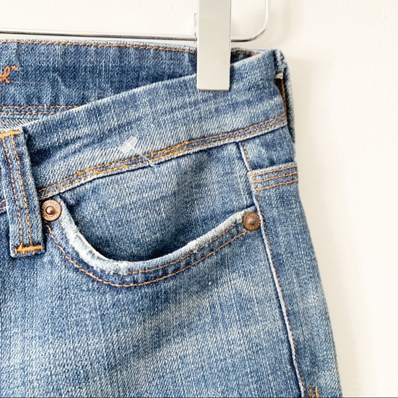 7FAM Flynt Distressed Flare Jeans Sz 26 - Picture 6 of 14